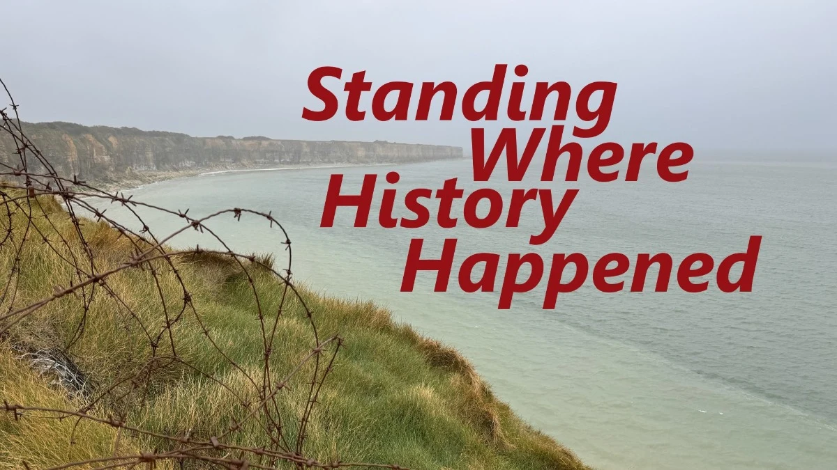 Standing Where History Happened!