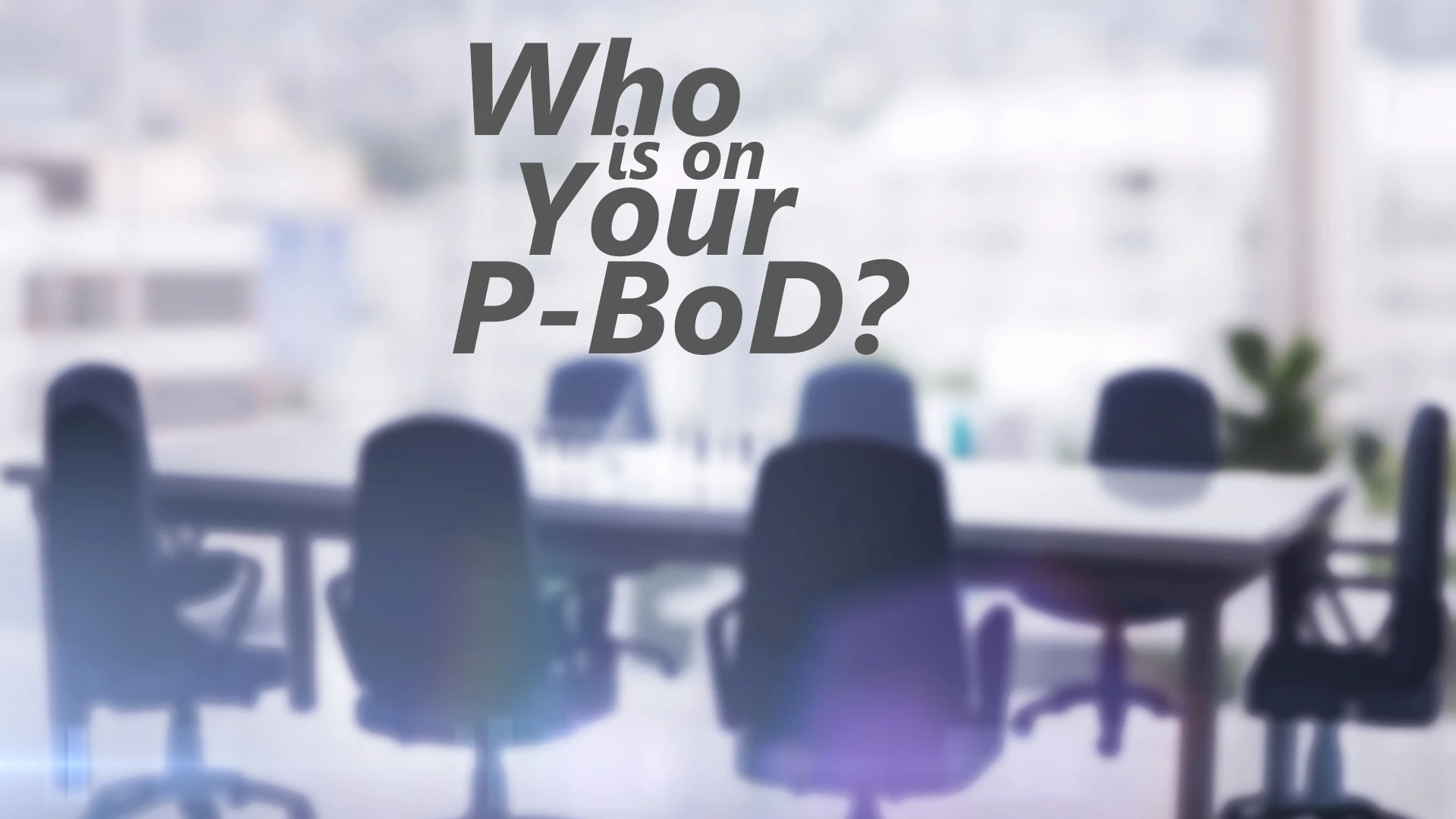 Who is on Your P-Pod?